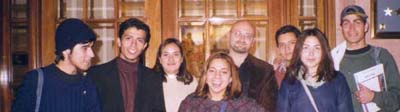 Junto a Anbal Rigozzi en el Hotel